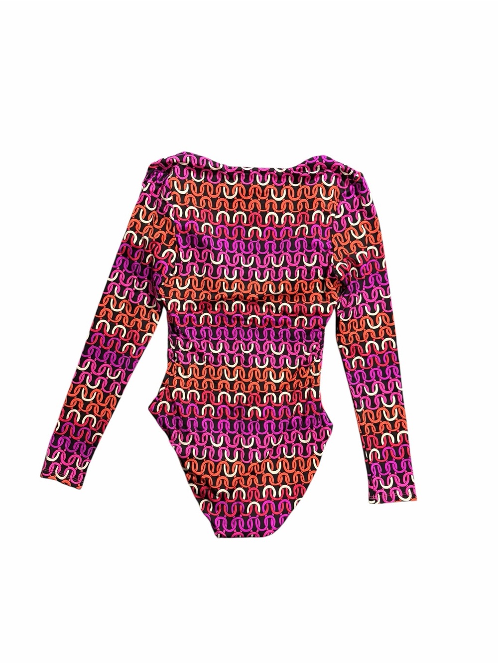 TRINA TURK Long Sleeve ECHO Ring Front One Piece Swim Paddle Suit S NWT $182 - Picture 3 of 6